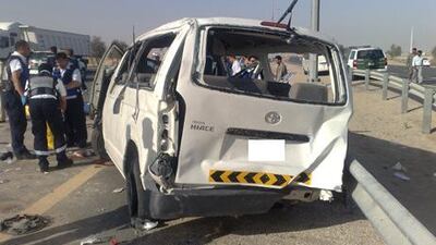 The number of deaths on Dubai roads has fallen more than 40 per cent so far this year.