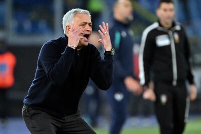 Jose Mourinho's Roma are currently 6th in Serie A. AP