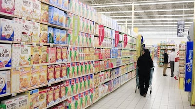 Shopping in a supermarket can be a long, tiring process. Photo by Sarah Dea / The National