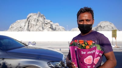 Batchu, from Bangladesh, has been working at the plant souq for ten years.