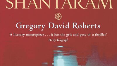 Shantaram by Gregory David Roberts published by Abacus. Courtesy Little, Brown