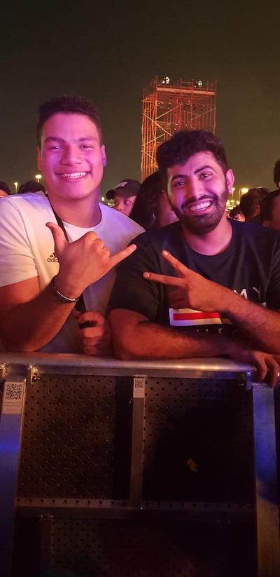 L-R: Moheb Ashi and Mohamed Ali always believed that concerts would come to Saudi Arabia. Picture by Saeed Saeed