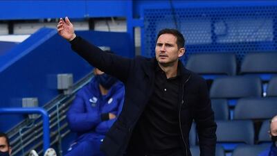 Chelsea's manager Frank Lampard. AP