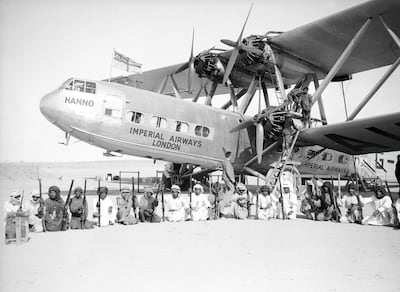 Imperial Airways' Hannibal class Handley Page HP42 passenger plane Hanno. Getty Images