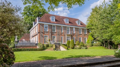 The exterior of the house. Hampstead is one of the British capital's most desirable neighbourhoods.