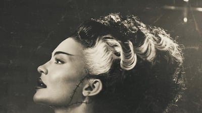 Kylie Jenner as the Bride of Frankenstein. Photo: @kyliejenner / Instagram