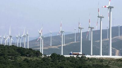 Wind turbines in Morocco. Masdar is bullish about clean energy projects in Malaysia, Vietnam, Indonesia and Taiwan. Reuters