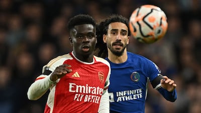 Endured difficult first half but had the beating of Cucurella after break. Grabbed the assist for the Gunners’ second with a whipped cross to the back post for Trossard to score. AFP