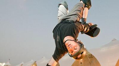 Hawk attended his first F1 grand prix this year. Rich-Joseph Facun / The National