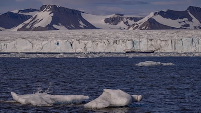 Melting polar ice is set to open up new maritime transport routes and allow greater access to its natural resources. Getty