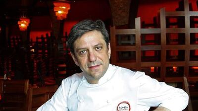 Club Uno’s third gathering in Dubai tonight will focus on food. The Michelin-starred chef Giorgio Locatelli – an Italian from London – will host the event at the Palm Grove, a private setting within the Atlantis, The Palm hotel. Jeffrey E. Biteng / The National