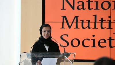 Dr Fatima Al Kaabi announced a national MS registry to track the number of people with MS and progression of the disease in the UAE. Khushnum Bhandari / The National