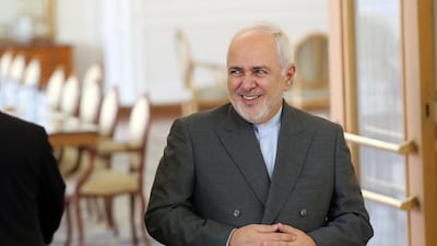 Mohammad Javad Zarif in Tehran, 27 July 2019. EPA