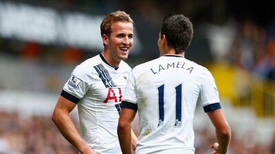 Harry Kane appeared to be marginally offside, but he deserves credit for reacting quickest to guide the ball past Willy Caballero. Julian Finney / Getty Images
