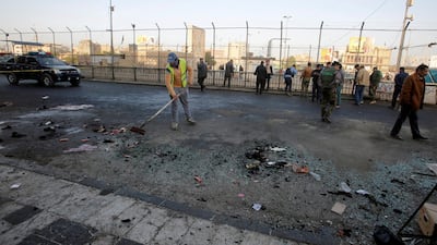Baghdad was struck by a double bomb attack earlier this week. Reuters
