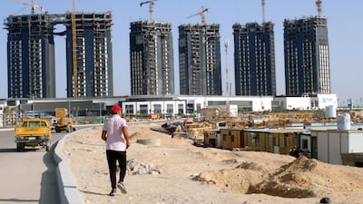 A construction site at the new Alamein city on the North Coast, 260km northwest of Cairo, Egypt. EPA