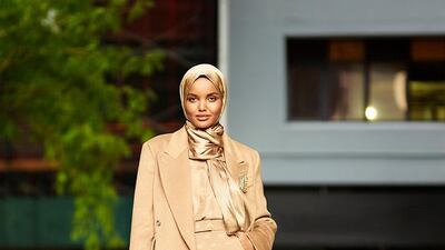 Halima Aden in Max Mara. Courtesy MaxMara