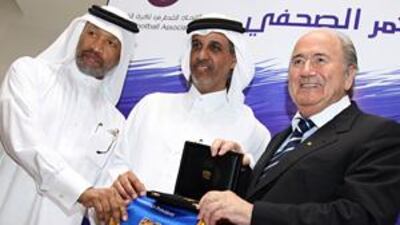 Sheikh Mohammed, president of the Qatar Football Federation.