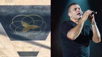 Dubai Star of Egyptian singer, Amr Diab. Antonie Robertson / The National, Duncan Chard / The National