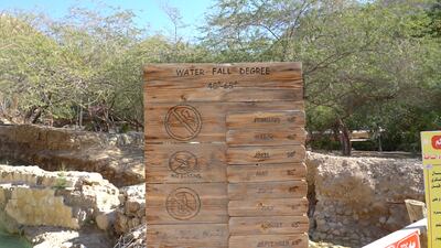 Visitors can enter the area and view its six waterfalls for $14.