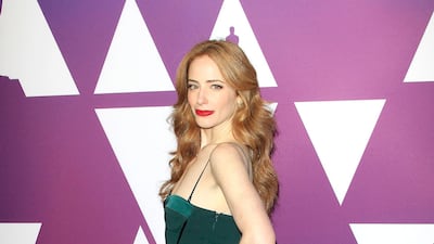 Jaime Ray Newman arrives for the 91st Oscars Nominees Luncheon at the Beverly Hilton hotel. Newman is nominated for Best Live Action Short Film for 'Skin'. EPA