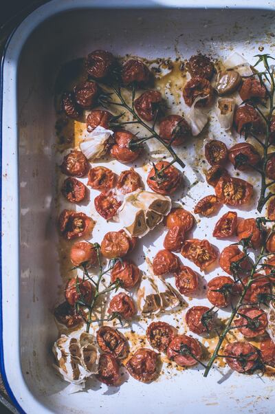 Slow-roasted tomatoes. Courtesy Scott Price