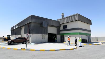 One chamber that burns at 850°C, has been designed for the bodies of small-sized animals like sheep, hens and goats. Next to it is a bigger chamber that cremates the bodies of larger animals like camels, cows and horses at 1,000°C. Khushnum Bhandari / The National