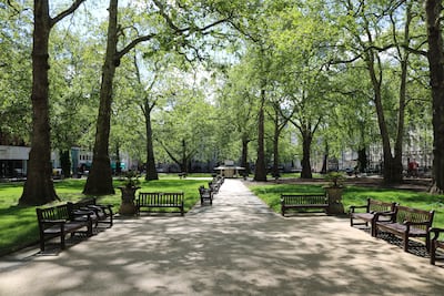 Queen Elizabeth would visit Berkeley Square as a child. iStockphoto