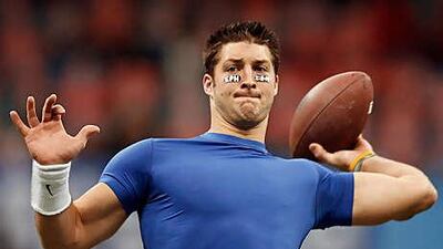 Tim Tebow signed a five-year contract with the Denver Broncos