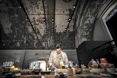 Chef Sergio Herman at The Jane. Photo by Eric Kleinberg