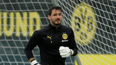 Borussia Dortmund's Roman Burki during training. Reuters