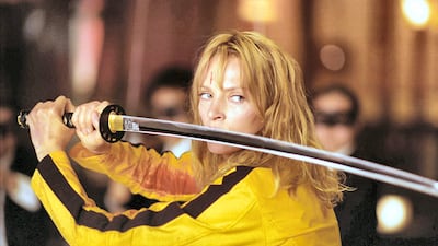 Uma Thurman as The Bride in Kill Bill. Photo: Miramax