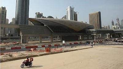 Jumeirah Lakes Towers Metro station is expected to be one of five stations to open next month.