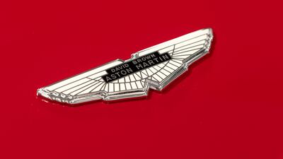 Aston Martin's DB4 GT Zagato on display.