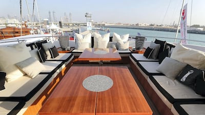 The boat has three sundecks in total ( Pawan Singh / The National ) For Lifestyle. Story by Sophie