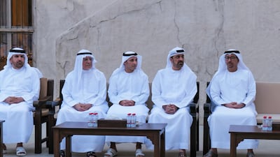 The visiting party ended their fast with Sheikh Mohammed during iftar.