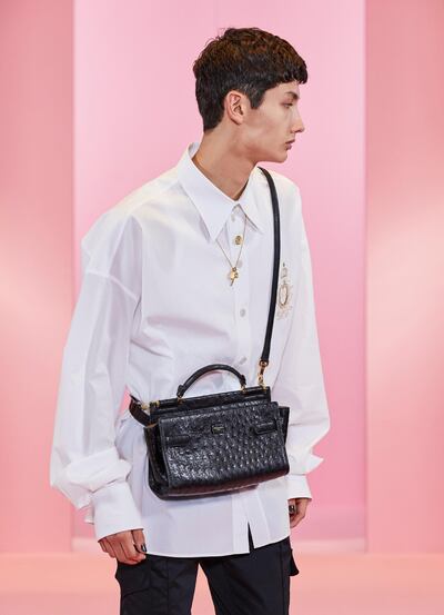 A look from Dolce & Gabbana's DNA collection. Courtesy Dolce & Gabbana