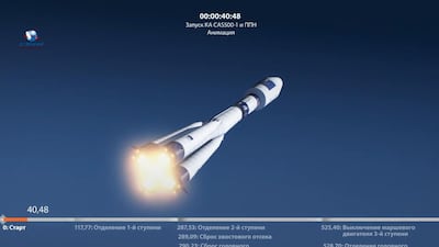 The payload separation of 37 small satellites will take place four hours after lift off. Roscosmos