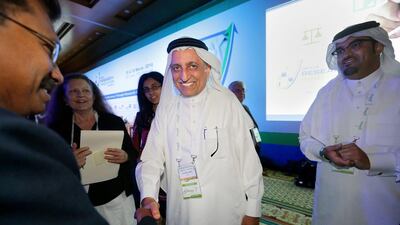 Mohammed Al Mady, the chief executive of Sabic, says a North American shale boom is putting pressure on regional producers. Jaime Puebla / The National