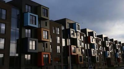 New housing developments are seen in Govan, which has undergone a multi-million regeneration project after parts of it were left derelict following the decline of shipbuilding. Stefan Wermuth / Reuters