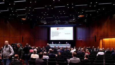 The hearing took place just 20 miles from Volkswagen's Wolfsburg headquarters. AFP