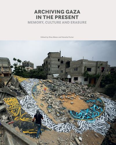 Archiving Gaza in the present book cover. Photo: Saqi Books