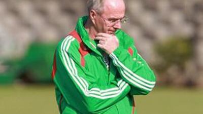 Eriksson was upbeat ahead of Mexico's game with the United States despite reports that a loss could spell the end of his time in charge.