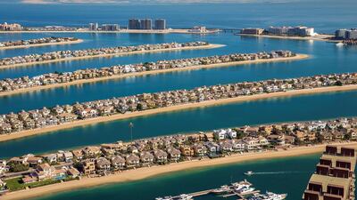 Palm Jumeirah figured among the top five communities for villa sales in April.