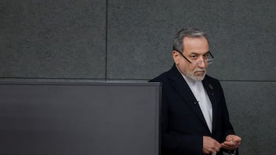 Iran's Foreign Minister Abbas Araghchi said he is seeking a peace agreement across the region. AFP