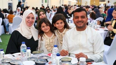 Round tables seating six or seven people were set out across the EHC lawns