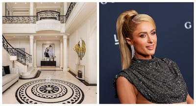 Paris Hilton's home has a room dedicated to storing her post. Photos: Hilton & Hyland, AFP