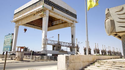 Tabqa Dam administration one Euphrates river, what belongs now to the Syrian democratic forces.. Photo by Daham Alasaad