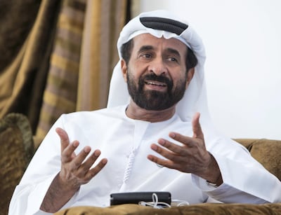 Sheikh Mussallam, at his residence in Al AIn, reflects on the wisdom learned from Sheikh Zayed. Leslie Pableo / The National