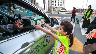 Iftar food packs are distributed in Abu Dhabi